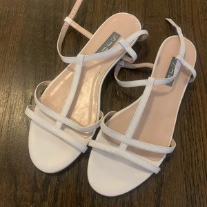 SJP Collection White Sandals
